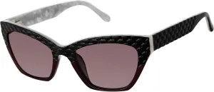 Lulu Guinness L191 Cat Eye Sunglasses for Women, 53 mm, UV400 Protection