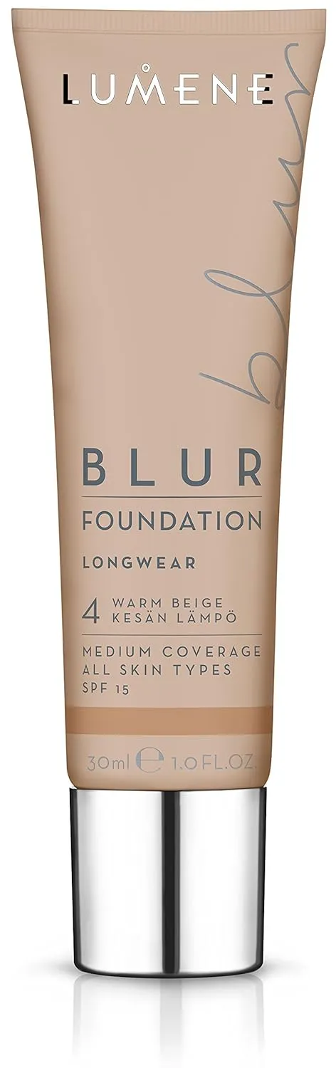 Lumene Longwear Blur Foundation - SPF 15 4 Warm Beige
