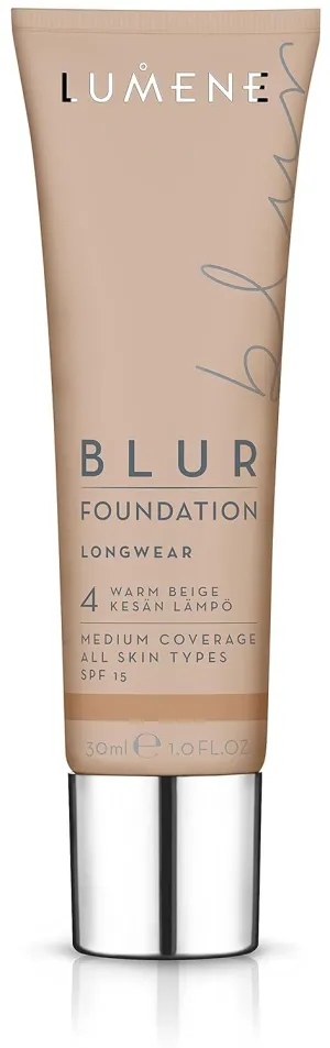 Lumene Longwear Blur Foundation - SPF 15 4 Warm Beige