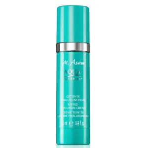 M. Asam AQUA INTENSE Tinted Moisturizer (1.69 fl oz) - Face Moisturizer & Tinted Cream with Hyaluronic Acid, Natural Finish, Skin Care for All Skin Types