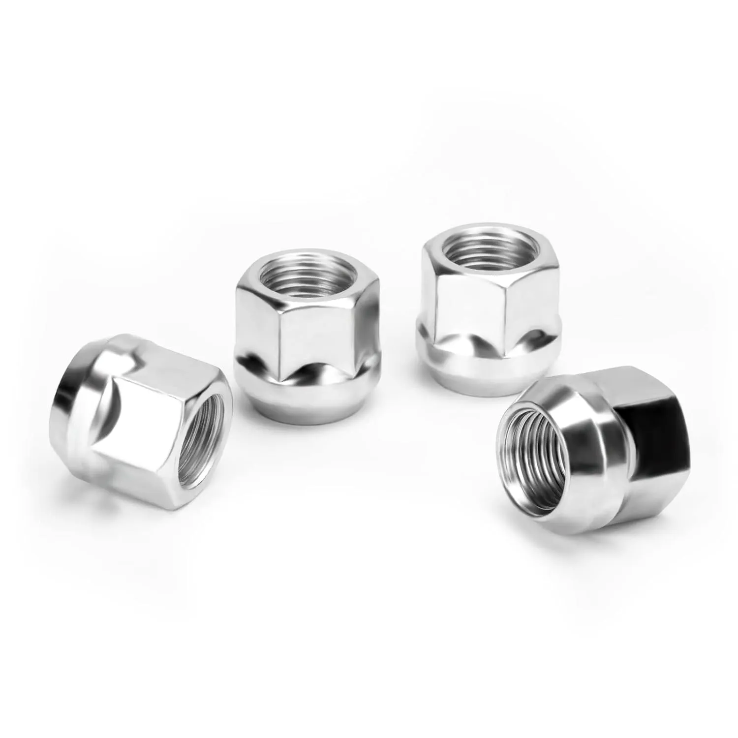 M14x1.5 Lug Nuts Replacement for Chevy Silverado Tahoe C/K2500 Suburban, GMC Sierra Yukon, RAM 2500 3500, Ford F250, 32PC Open end Zinc Conical Bulge Seat 14×1.5 Lug Nuts for Aftermarket Wheels