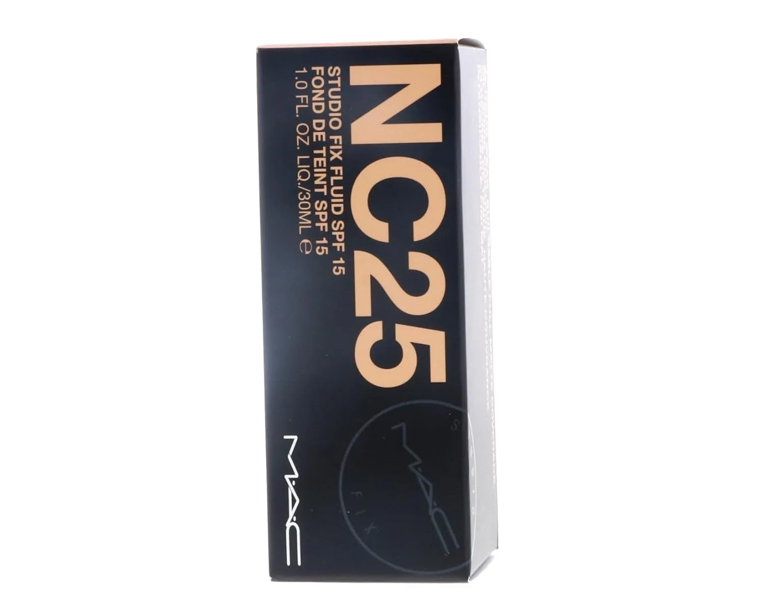 MAC- STUDIO FIX FLUID SPF15 FOUNDATION -LIQUID-30ML "NC25" BOXED