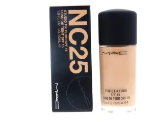 MAC- STUDIO FIX FLUID SPF15 FOUNDATION -LIQUID-30ML "NC25" BOXED