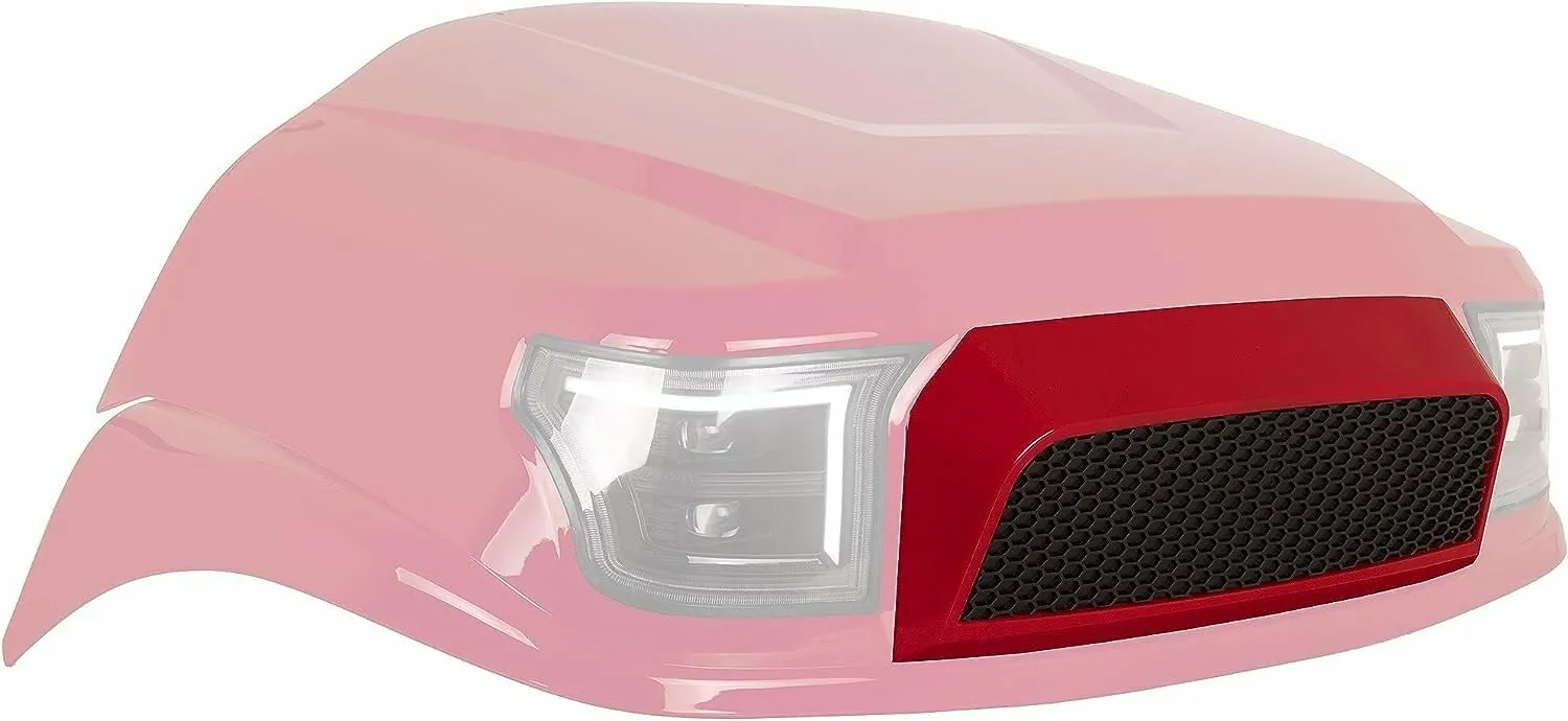 MADJAX Alpha Body Street Style Grille for Club Car Precedent (2004-Up) Golf Cart Models with Alpha Body Kit Installed - Red