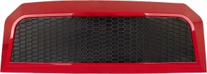 MADJAX Alpha Body Street Style Grille for Club Car Precedent (2004-Up) Golf Cart Models with Alpha Body Kit Installed - Red