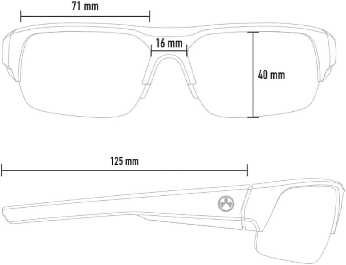 Magpul Helix Sunglasses Tactical Ballistic Military Eyewear Shooting Glasses for Men and Women