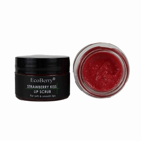 MAHANT Strawberry Kiss Lip Scrub Lip Scrub For Natural Pink Lips Dry, Chapped Lips, Supple Moisturizing