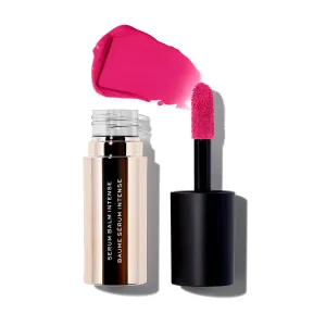 MAKE Beauty Serum Balm Intense, Hydrating Lip Gloss. Pigmented Vegan Moisturizing Lip Oil with Plumping Effect. Lip Emollient Treatment for Soft, Smooth, Shiny Lips - Shade, Pink Cerise 