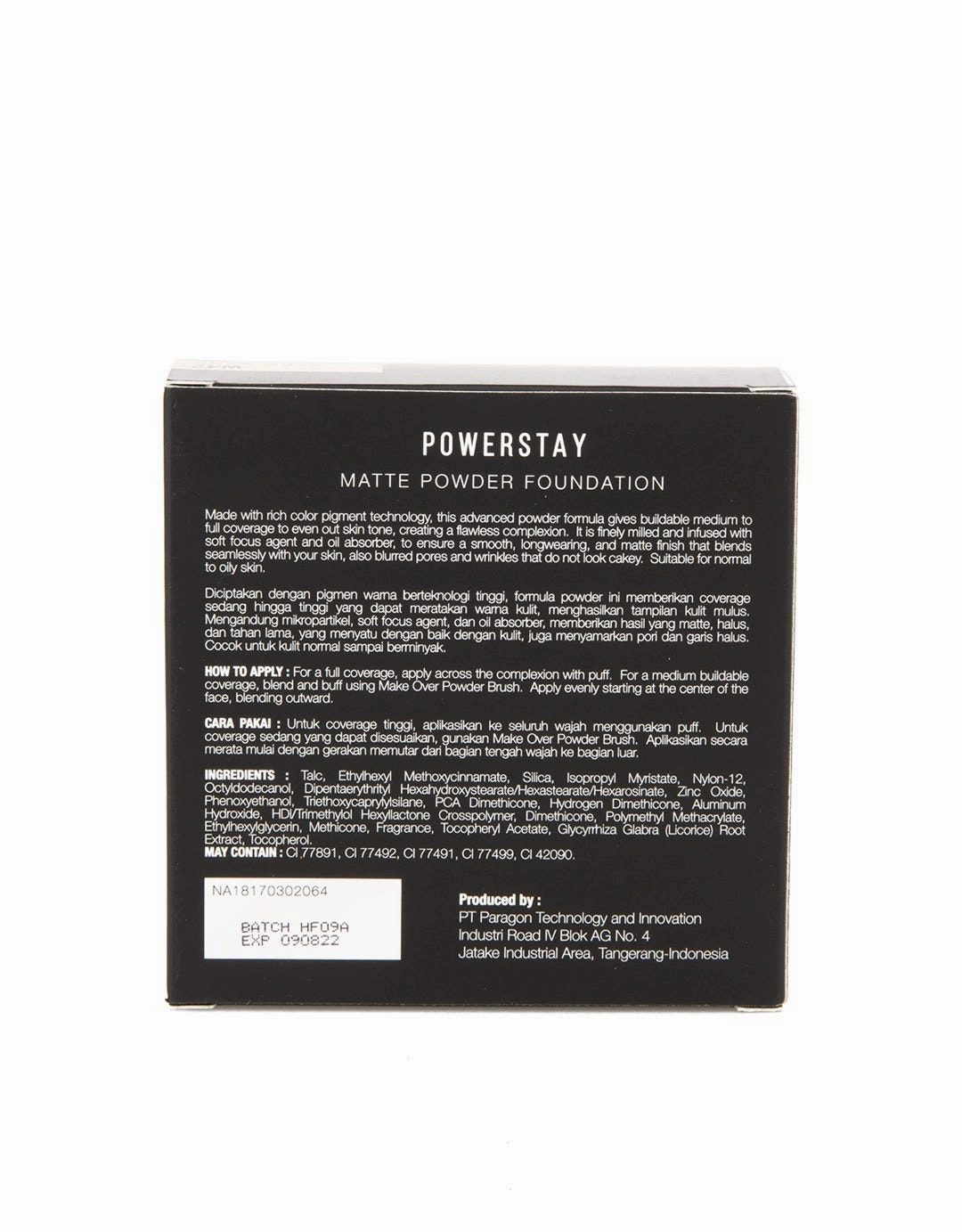MAKE OVER Powerstay Matte Powder Foundation W42 Warm Sand 12 g