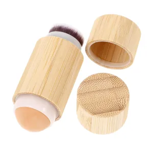 Makeup Brush with Roller Portable Foundation Brush for Even Application Gentle Bristles for Comfort for Travel and Everyday Use Womens Makeup Essential