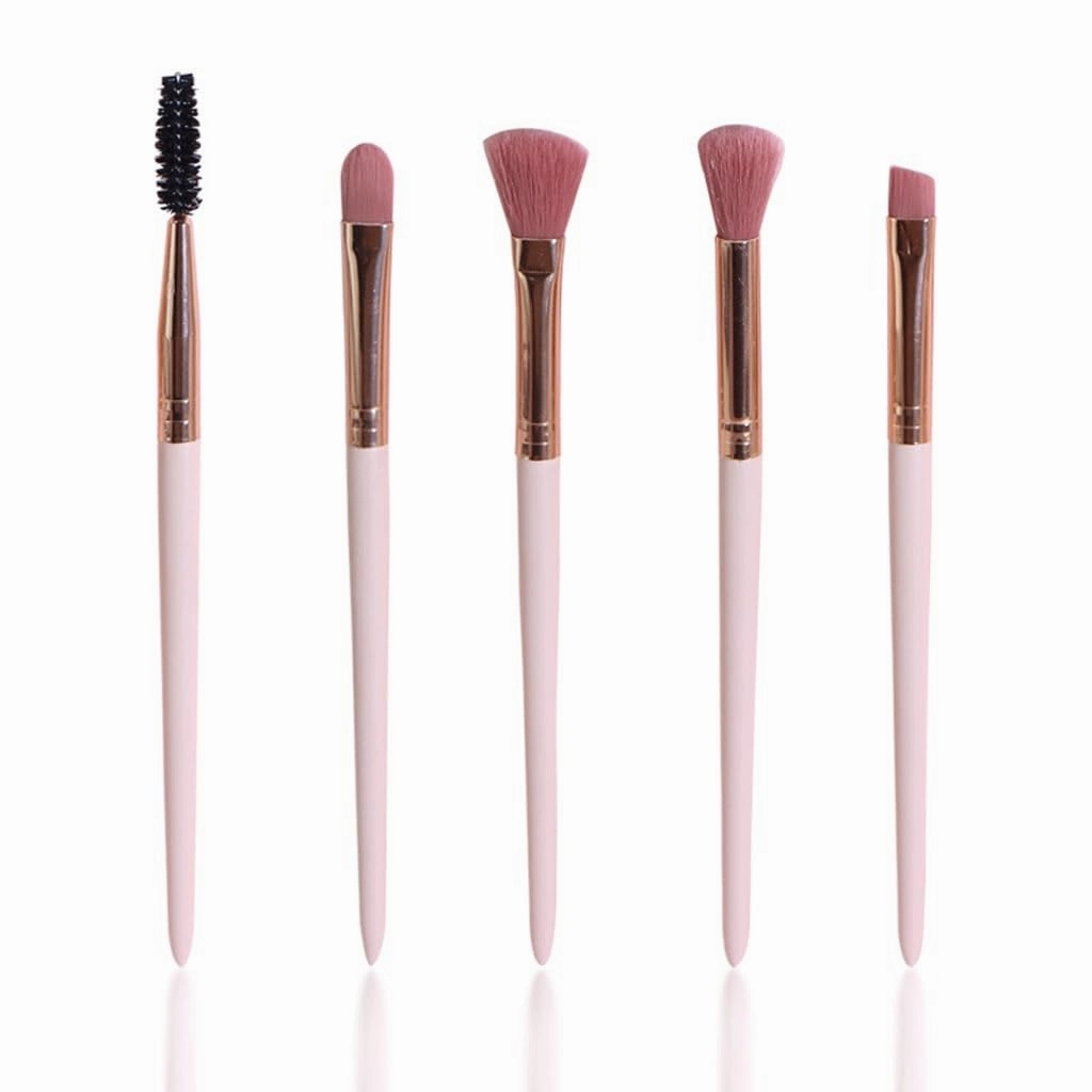 Makeup brush set 5 pieces of eye shadow brush eyelash curl eye brush full set of makeup tools