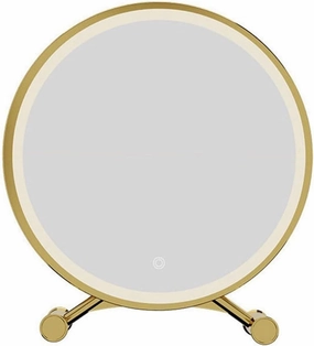 Makeup Mirror Desktop LED Makeup Mirror with Light for Women's Bedroom Dressing Table Vertical Makeup Mirror Bathroom Beauty Mirror Cosmetic Mirror(Medium)