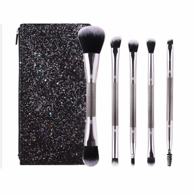 Makeup Tool Dispersal Powder Eye Shadow Foundation Brush 5 Piece Suit
