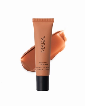 MARA - Natural Sea Silk Lip Balm With Algae   Moringa | Plant-Based Skin Care, Hypoallergenic | Moisturize, Plump   Soothe Dry, Chapped Lips (Sea Latte, 0.5 oz | 15 ml)