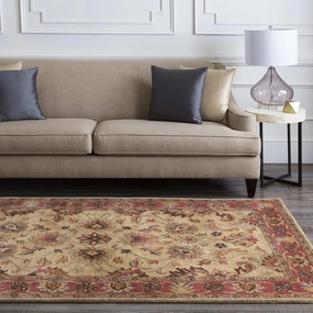 Mark&Day Wool Rugs, 2x3 Paris Traditional Camel Area Rug, Brown Beige Carpet for Living Room, Bedroom or Kitchen (2' x 3')