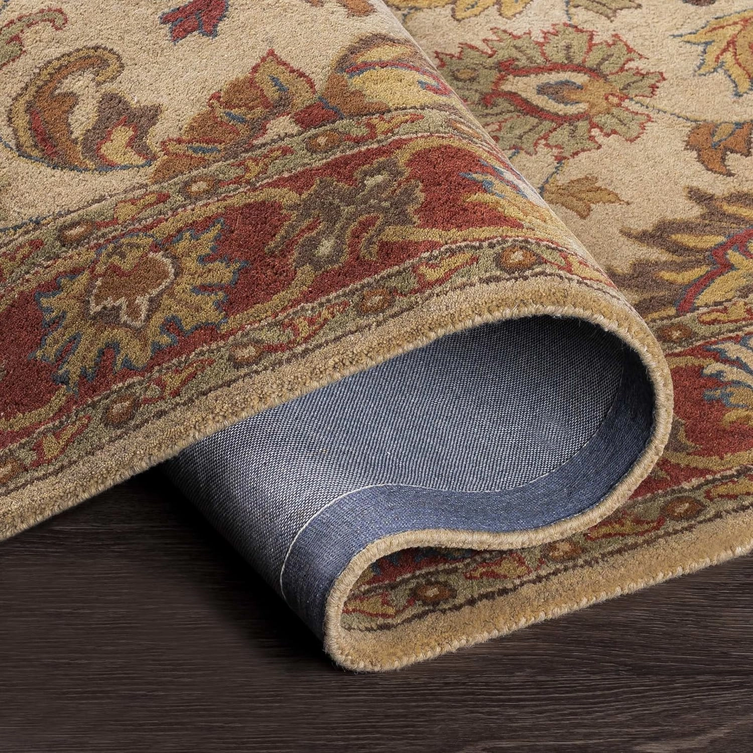 Mark&Day Wool Rugs, 2x3 Paris Traditional Camel Area Rug, Brown Beige Carpet for Living Room, Bedroom or Kitchen (2' x 3')