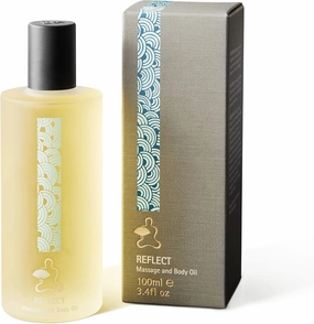 Massage and Body Oil - Hotel Spa Collection - Jojoba, Jasmine, Ginger, and Juniper - Reflect - 3.4oz