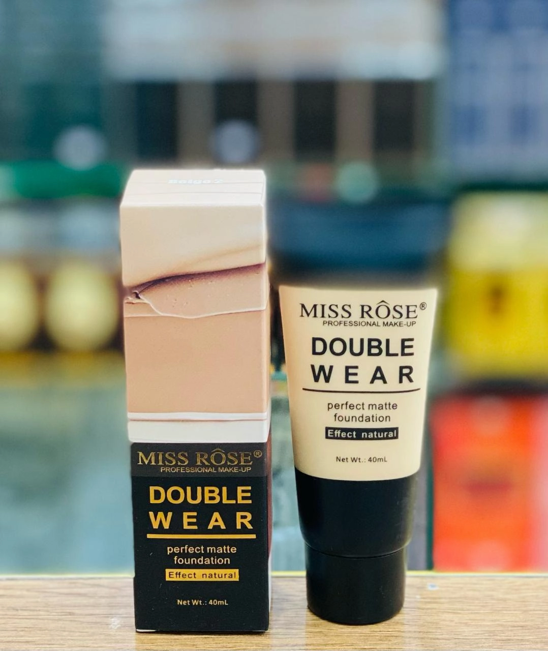 Matte Double Wear Foundation 40ml | Miss Rose Double Wear Foundation