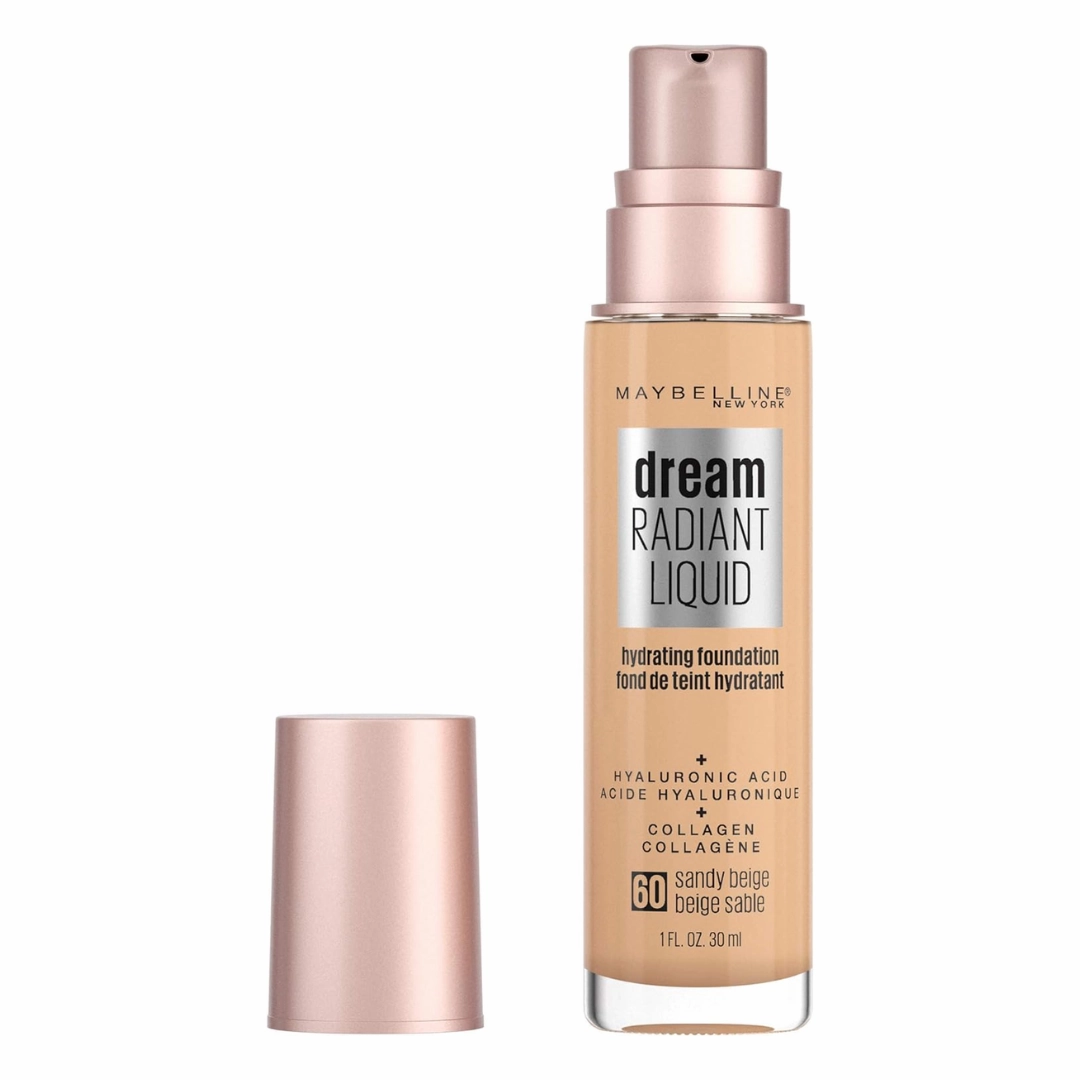 Maybelline Dream Radiant Liquid Foundation 30ml 60 Sandy Beige