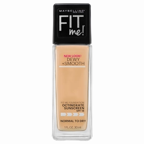 Maybelline Fit Me Dewy & Smooth Luminous Liquid Foundation - 220 Natural Beige