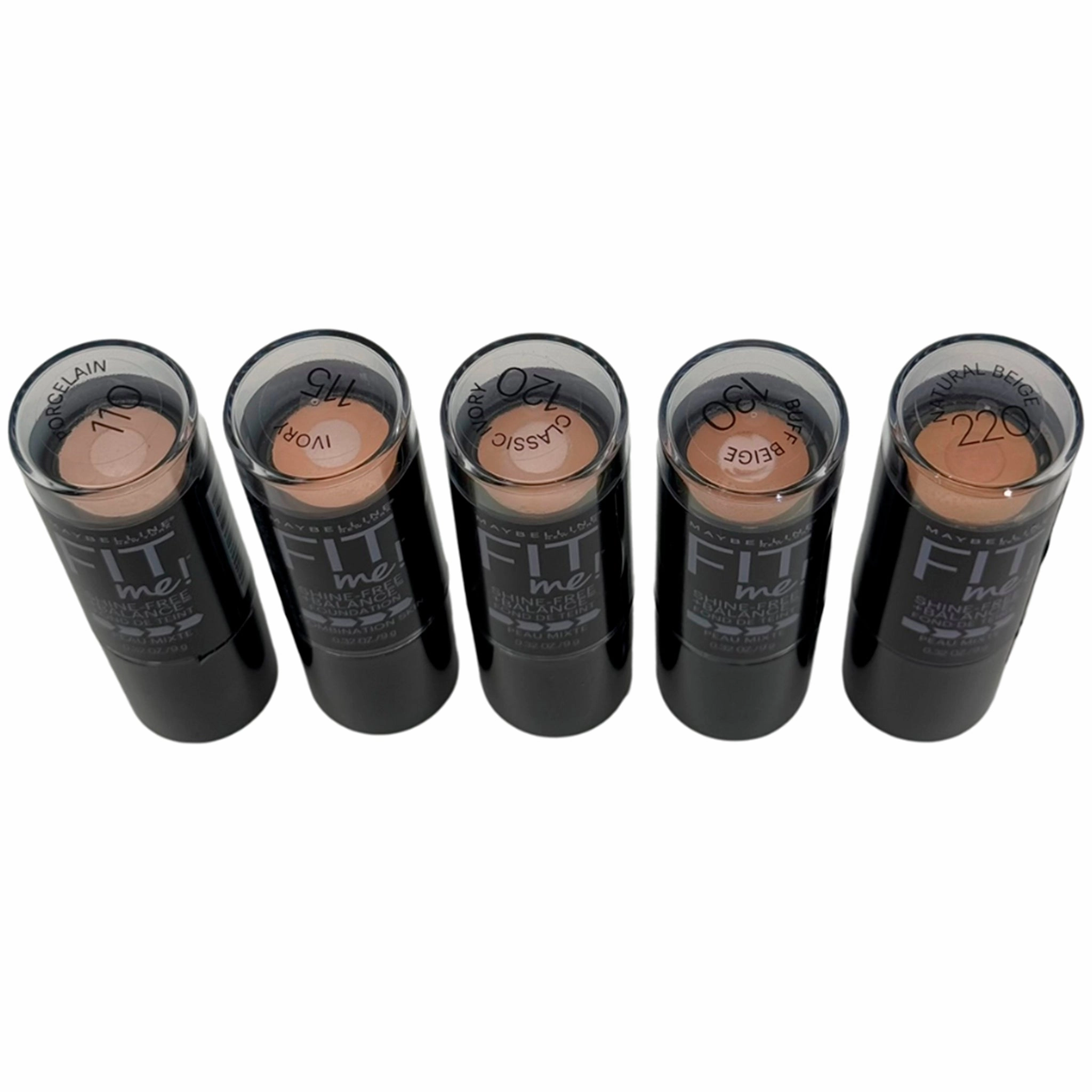 Maybelline Fit Me Matte   Poreless Shine-Free Stick Foundation Assorted - Wholesale 10 Units (K1423ASS)