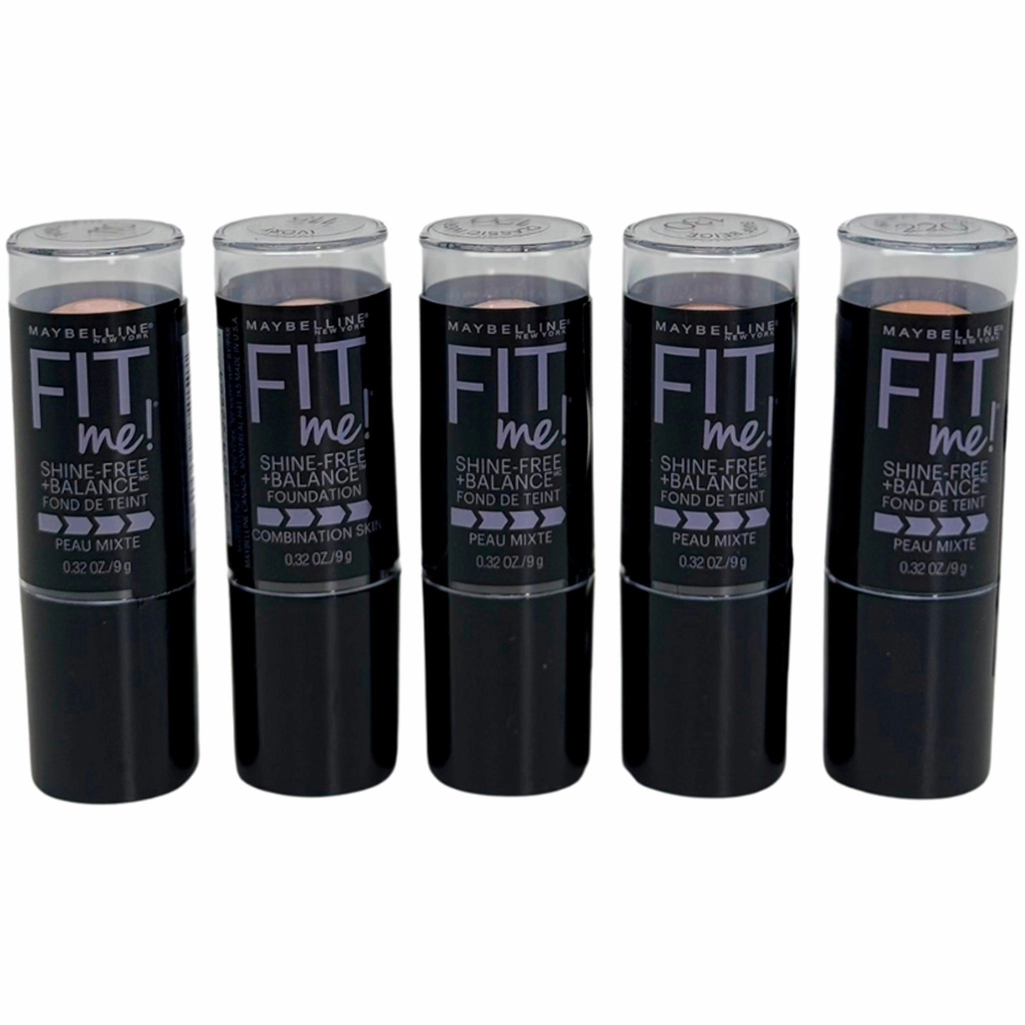 Maybelline Fit Me Matte   Poreless Shine-Free Stick Foundation Assorted - Wholesale 10 Units (K1423ASS)