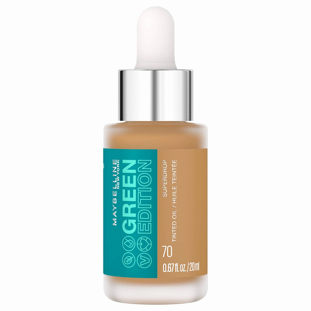 Maybelline Green Edition Superdrop Tinted Oil Makeup #70 - Wholesale 24 Units (K54269)