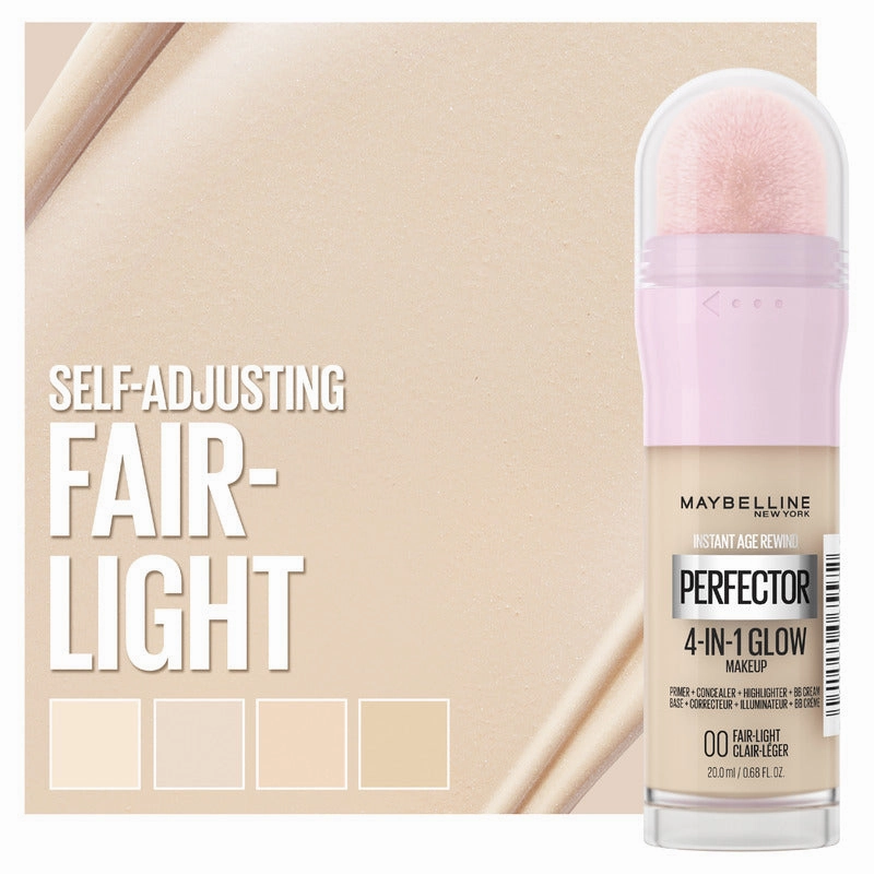 Maybelline Instant Perfector 4-In-1 Glow Foundation Makeup - 00 Fair Light