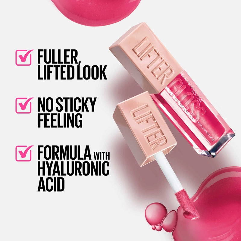 Maybelline Lip Lifter Gloss Hydrating Lip Gloss - 22 Candy Drop Peach Ring