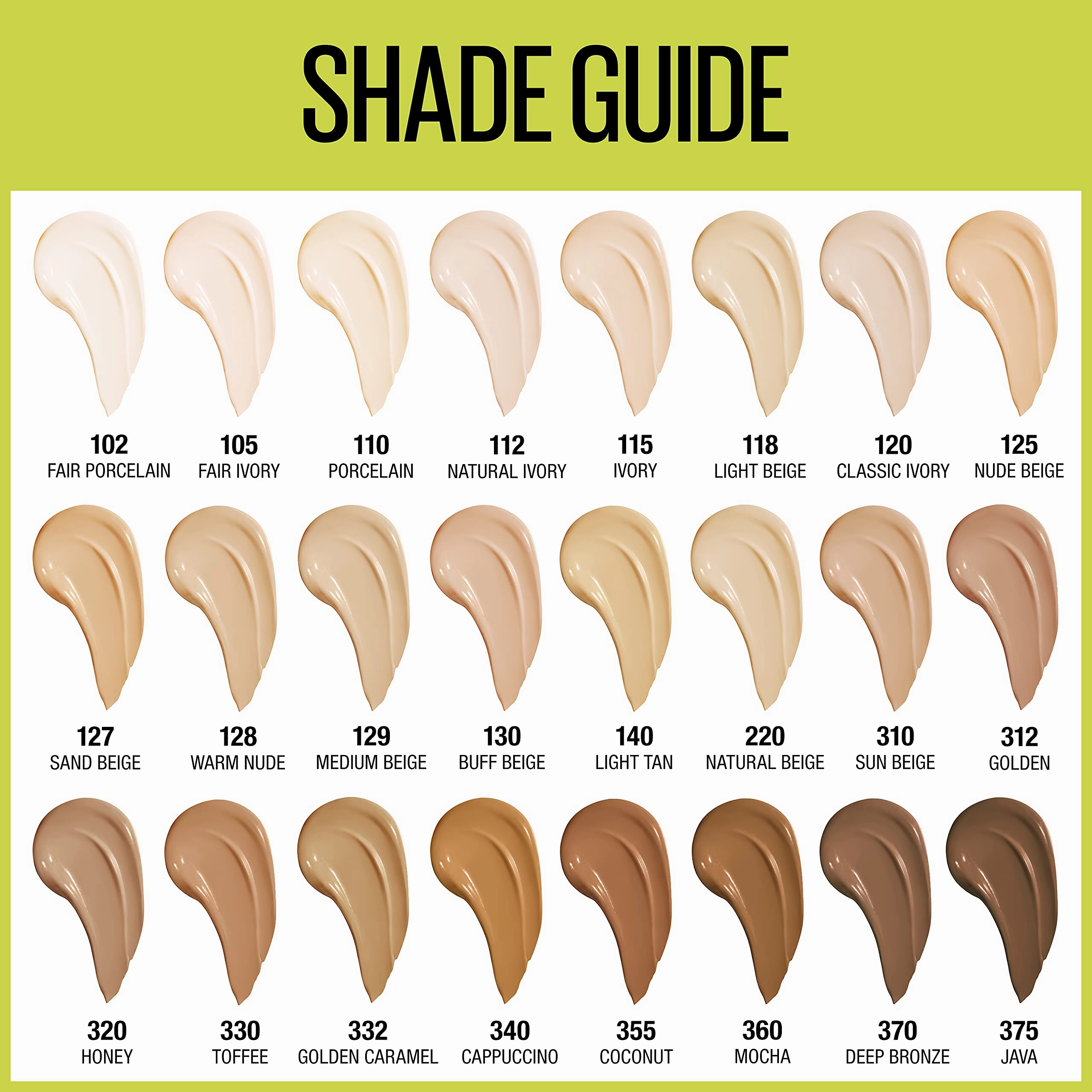 Maybelline New York Super Stay Full Coverage Liquid Foundation Makeup, 332 Golden Caramel, 1 Fl Oz