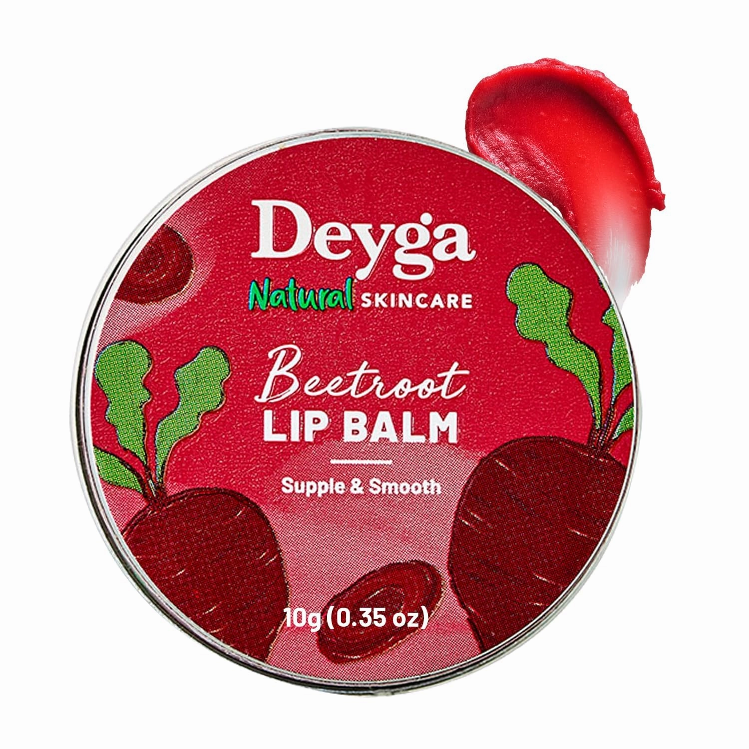 ME Beetroot Lip Balm | Lip Care | For Dry & Chapped Lips | For Pigmented Lips | For Women & Men (Classic Lip Balm), 1 Count, Red