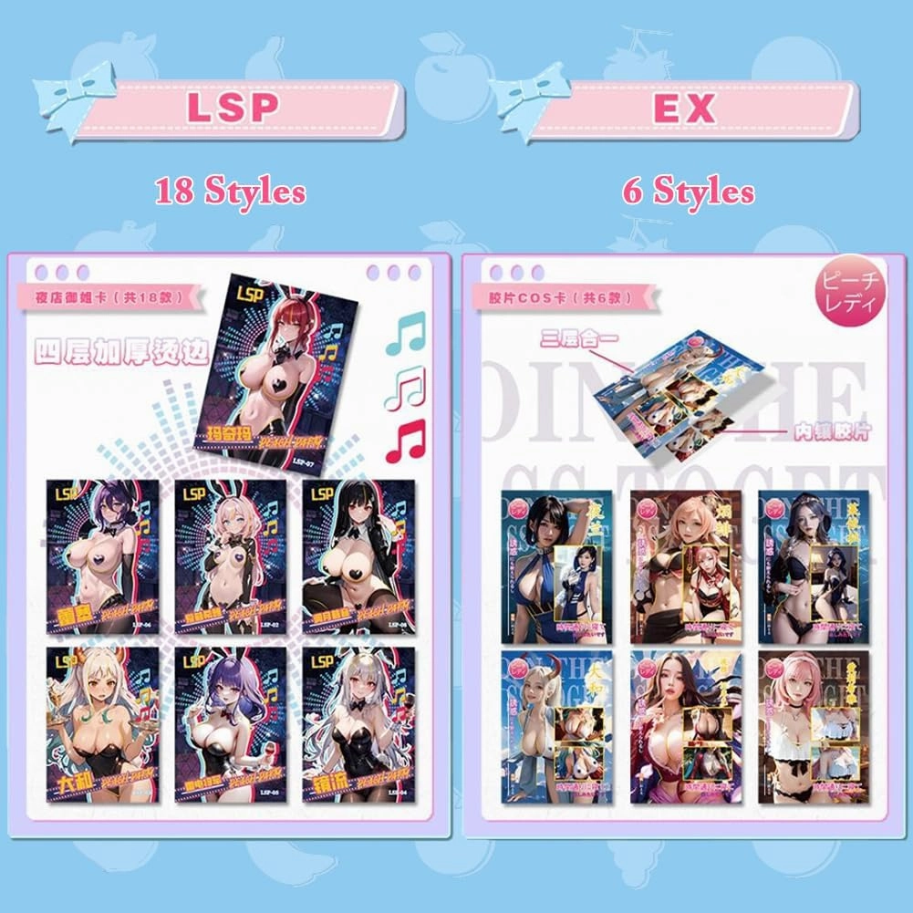 MEIKA Series - Peach Party 1 Series - 1 Box, Goddess Anime Story Collection Cards (MTPD-01)