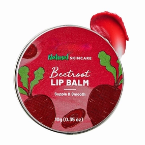 Men & Women Natural Pink Lip Balm with Beetroot, Shea Butter, Avocado Oil, Almond Oil, and Jojoba Oil-10g