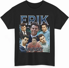 Menendez Brothers Shirt, 80s Erik & Lyle Tee, True Crime Fan Gift, Retro Monster T-Shirt, Eric Menendez, Nicholas Chavez.