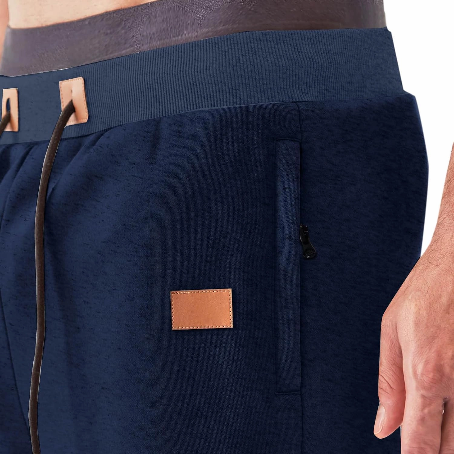 Mens Joggers Sweatpants Casual Elastic Waist Drawstring Track Pants Trendy Athletic Hiking Runnig Outdoor Pants