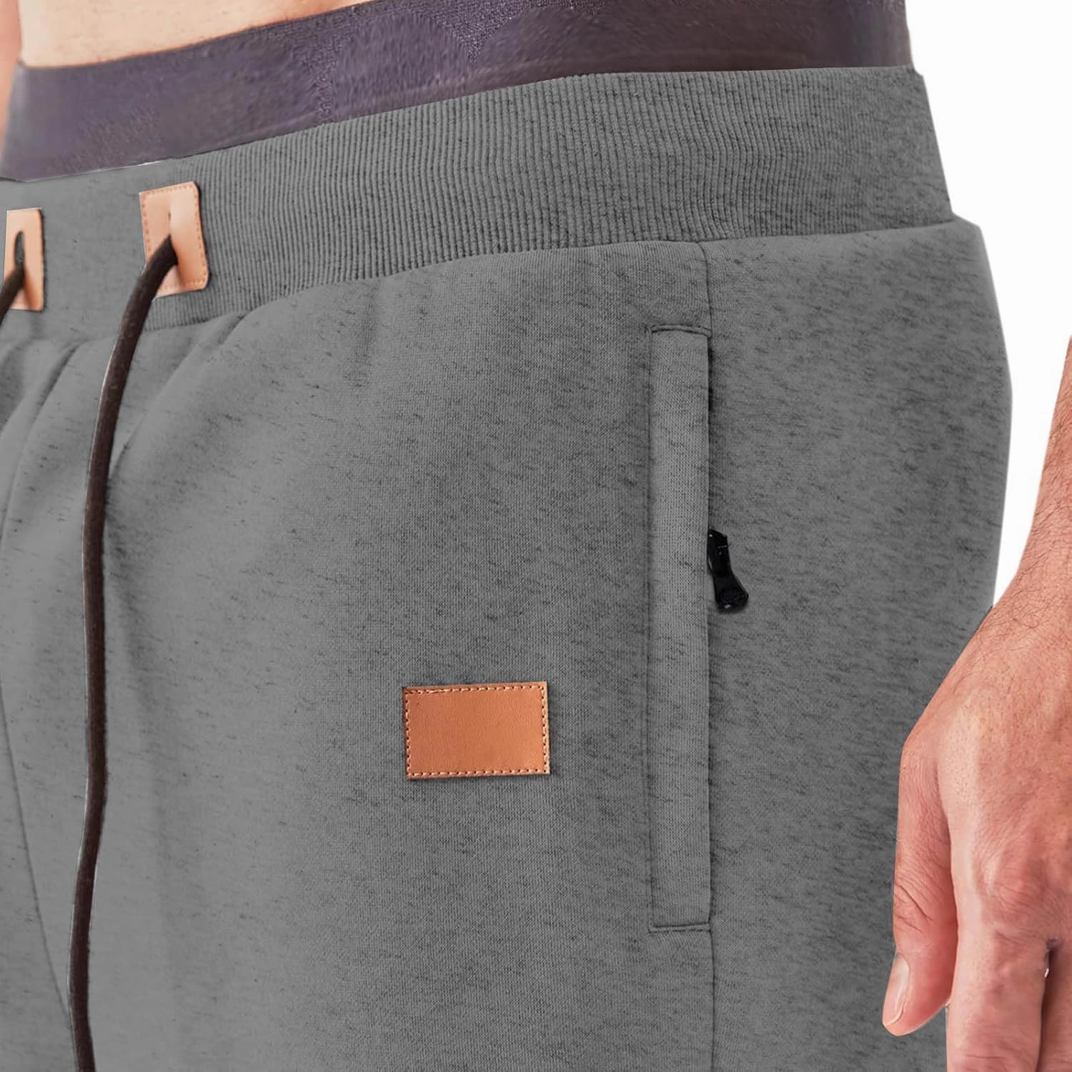 Mens Joggers Sweatpants Casual Elastic Waist Drawstring Track Pants Trendy Athletic Hiking Runnig Outdoor Pants