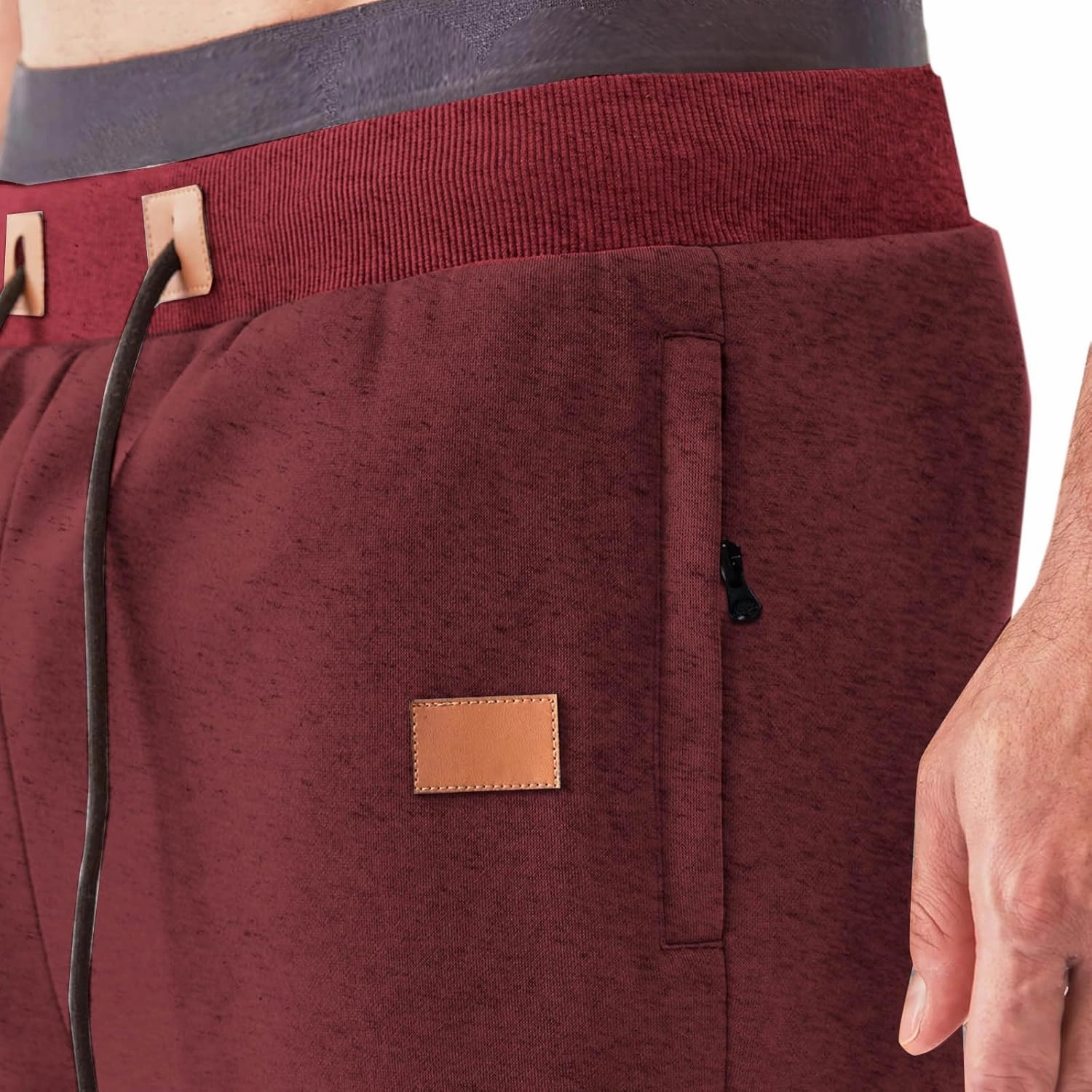 Mens Joggers Sweatpants Casual Elastic Waist Drawstring Track Pants Trendy Athletic Hiking Runnig Outdoor Pants