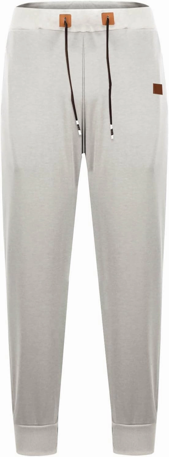 Mens Joggers Sweatpants Casual Elastic Waist Drawstring Track Pants Trendy Athletic Hiking Runnig Outdoor Pants