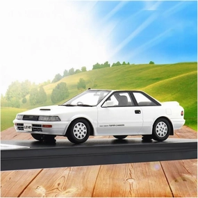 Metal Die Cast Toy Cars 1:43 Ratio for J-43571 Corolla Levin GT-Z 1987 Simulation Collection Resin Model Car for Home Or Office Décor(White)