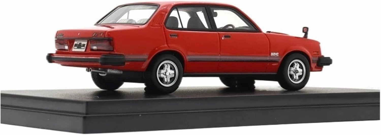 Metal Die Cast Toy Cars 1:43 Scale Resin Car Model for Gemini Sedan ZZ/T 1981 Vehicles Simulation Toys Collection for Home Or Office Décor(Yellow)