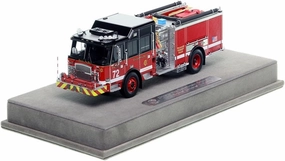 Metal Die Cast Toy Cars 1:50 for Chicago Fire Department 2020 E One Cyclone 2 Fire Truck Model Decorative Desktop for Home Or Office Décor(Style 2)