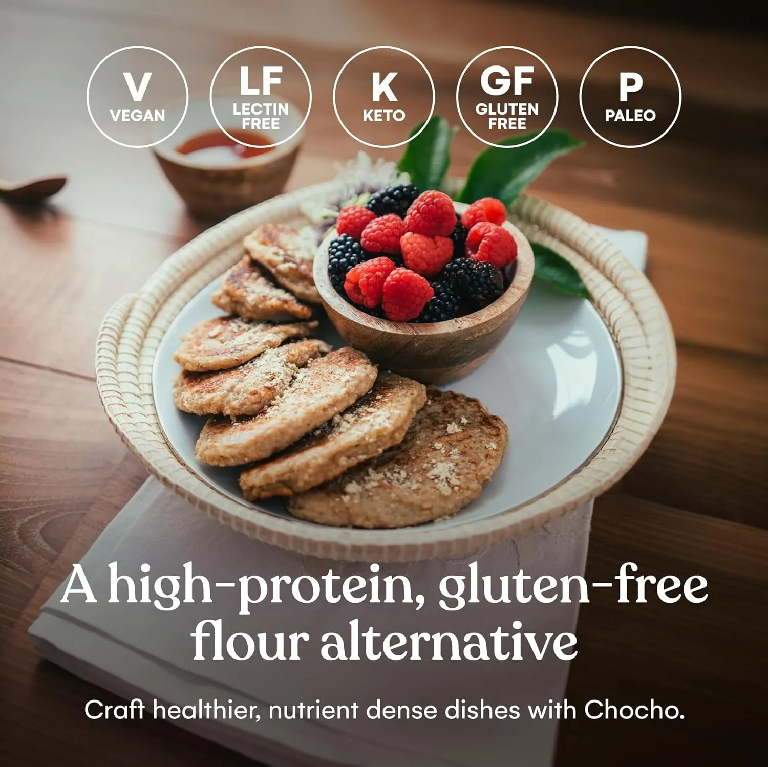 Mikuna Vegan Protein Powder (Cacao, 15 Servings) - Plant Based Chocho Superfood Protein - Dairy Free Protein Powder Packed with Vitamins, Minerals & Fiber - Gluten, Keto & Lectin-Free