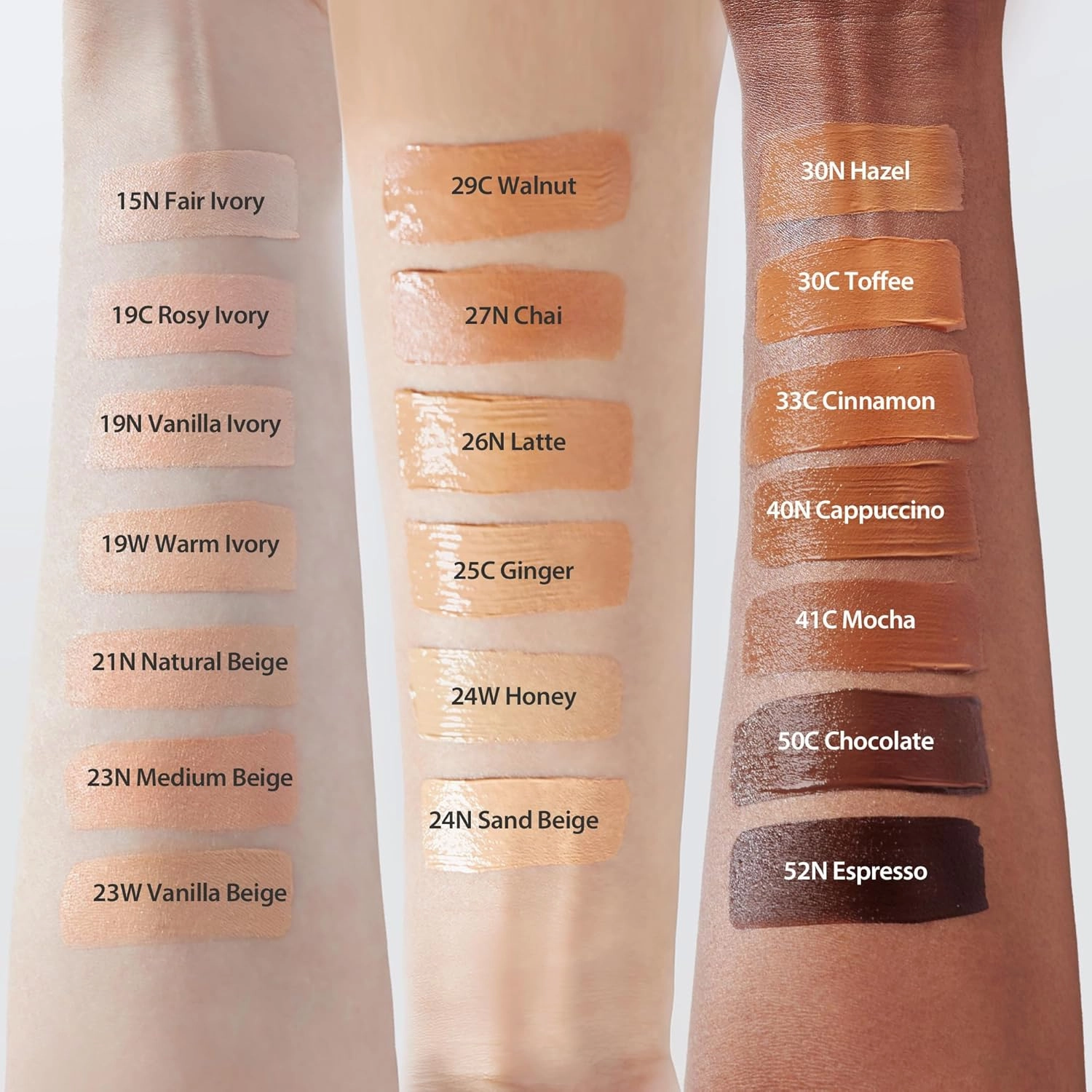 milktouch Cushion Foundation, 24H Flawless Skin, Radiant Shine, No Oxidation, Long-Lasting, Non-Creasing, 60% Hydrating Skincare Infused Korean Foundation, Valentines Gifts (30C Toffee)