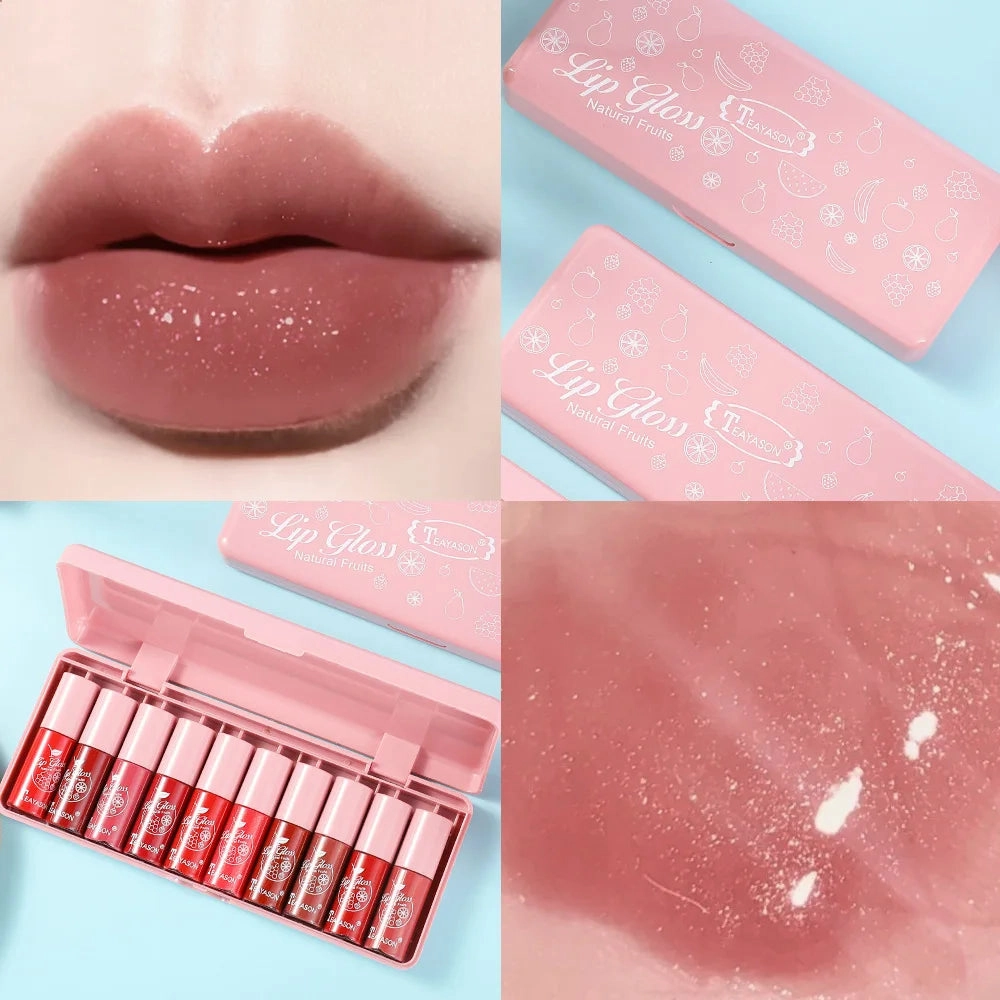 Mini 10-Color Lip Gloss Set