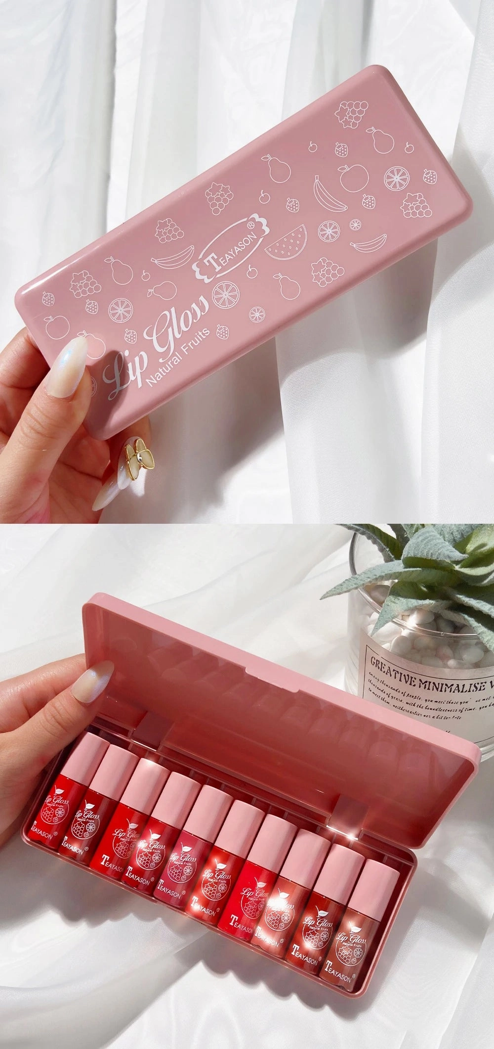 Mini 10-Color Lip Gloss Set