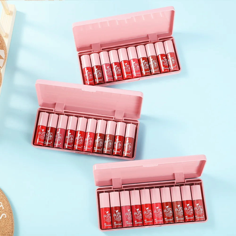 Mini 10-Color Lip Gloss Set