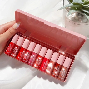 Mini 10-Color Lip Gloss Set