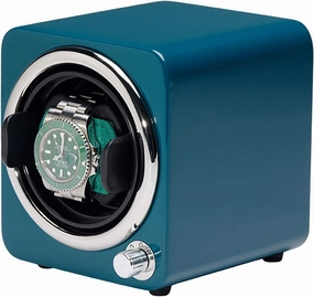 Mini Single Watch Shaker Color Watch Storage Box Automatic Mechanical Watch Winding Box Dual-Power Watch Winder Home Silent Motor Turn Watch Device Quiet and Well