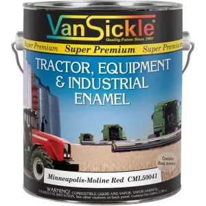 Minneapolis Moline Red Tractor Gallon fits Paint Minneapolis Moline