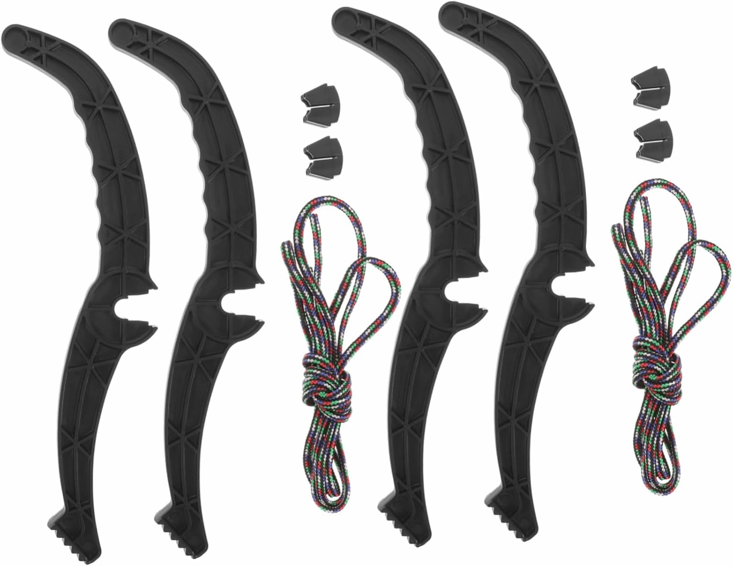 Mipcase 2sets Sleds Brake Handle Plastic Skiing Brake Levers for Outdoor Safety Essential Board Handle Accessories for Enhanced Ski